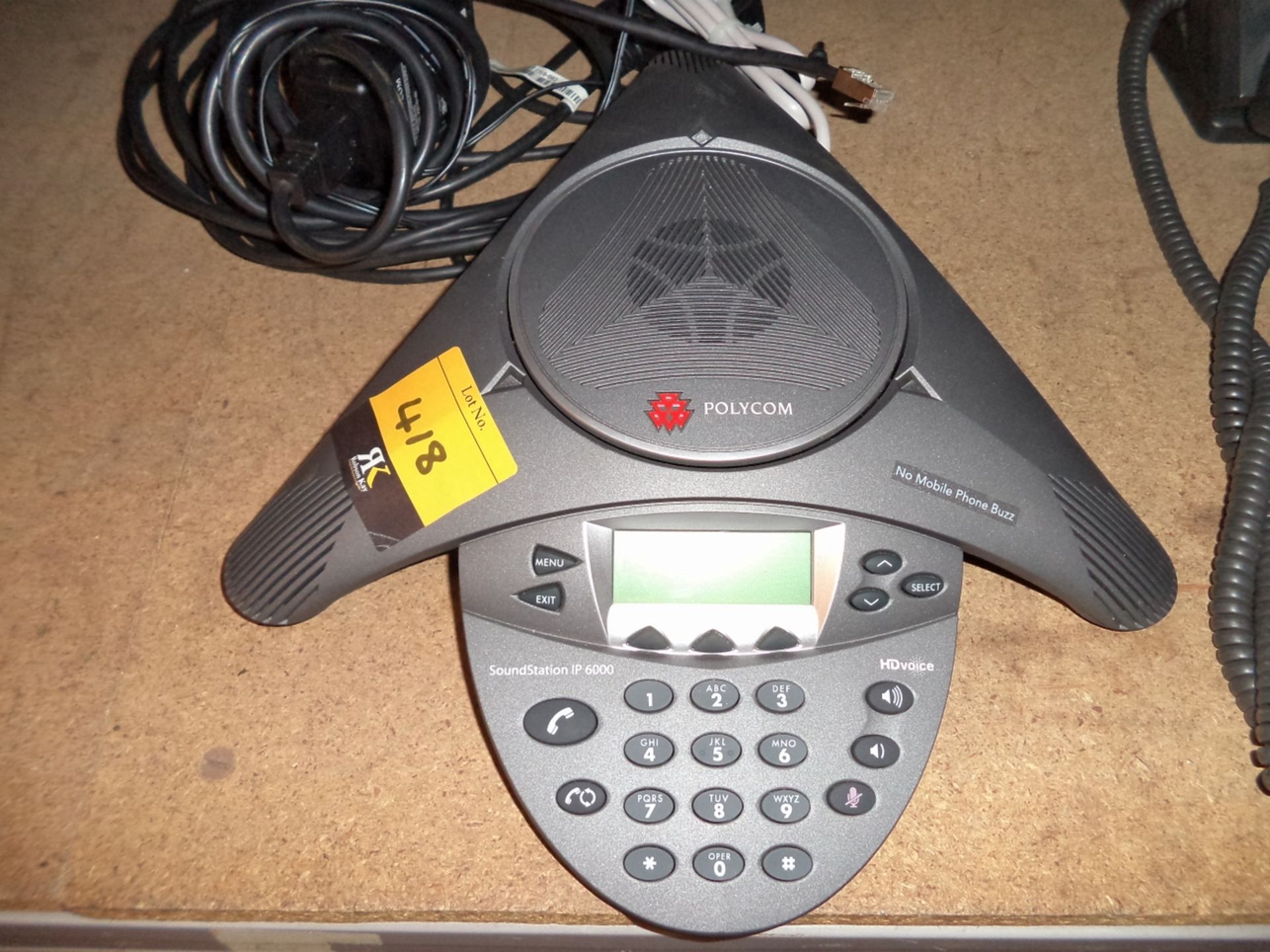 Polycom Sound Station IP6000 VOIP conference phone, with HD voice, no mobile phone buzz, the - Image 2 of 5