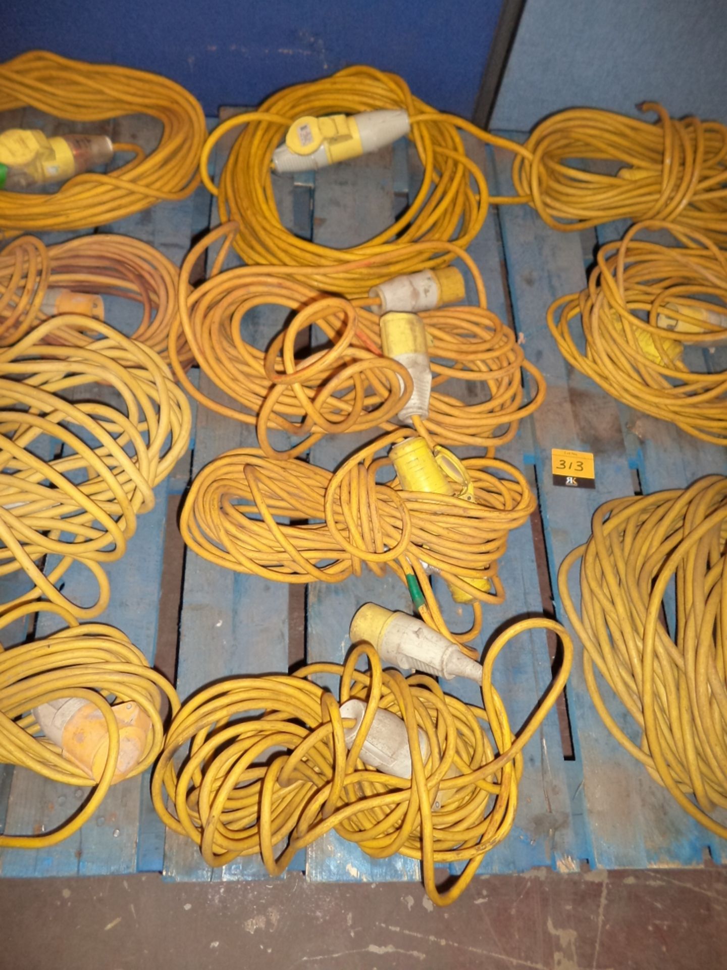 Contents of a pallet consisting of 11 assorted, primarily 110v, extension cables - Image 3 of 5