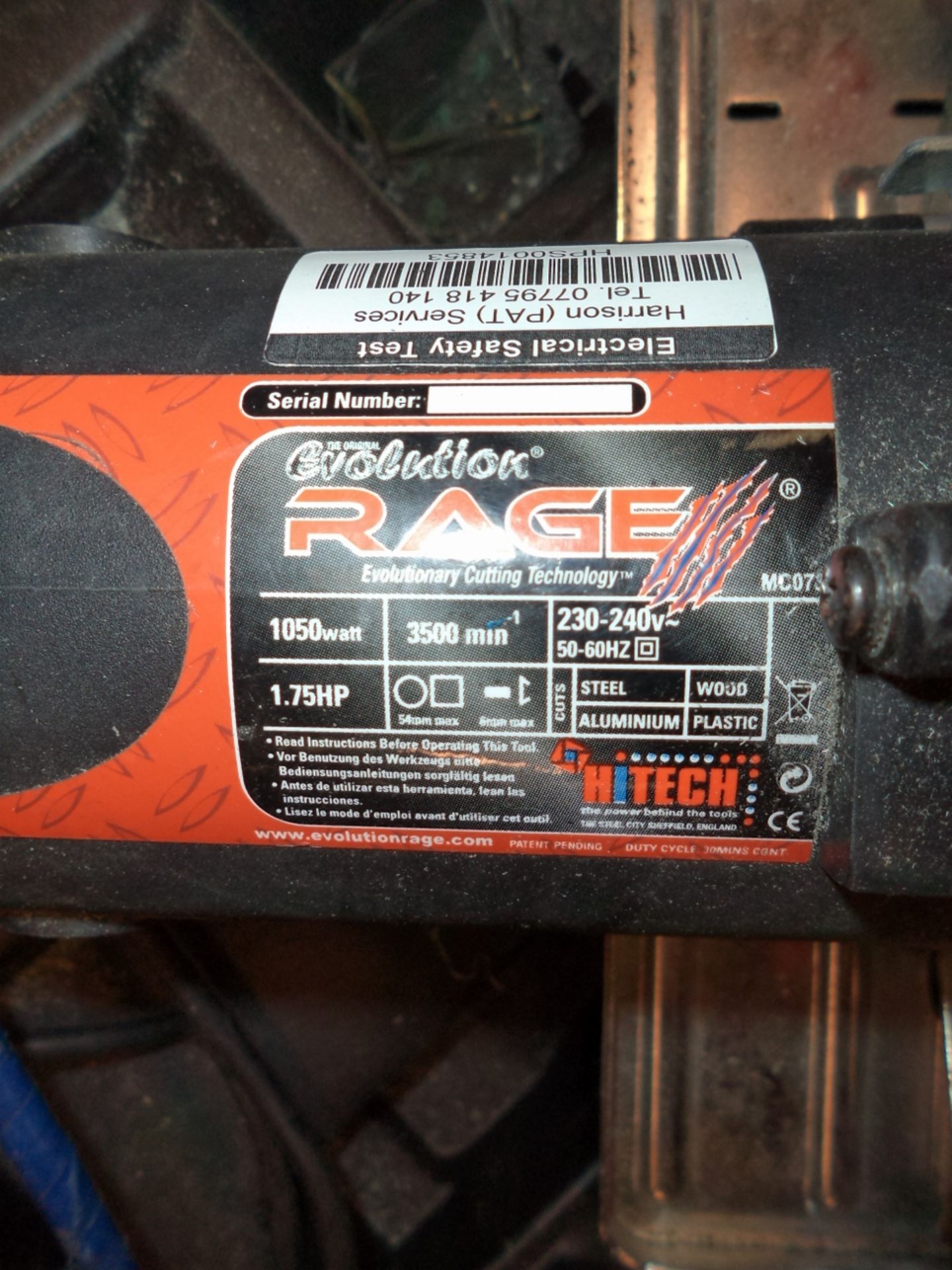 Rage electric saw in case - Image 4 of 4