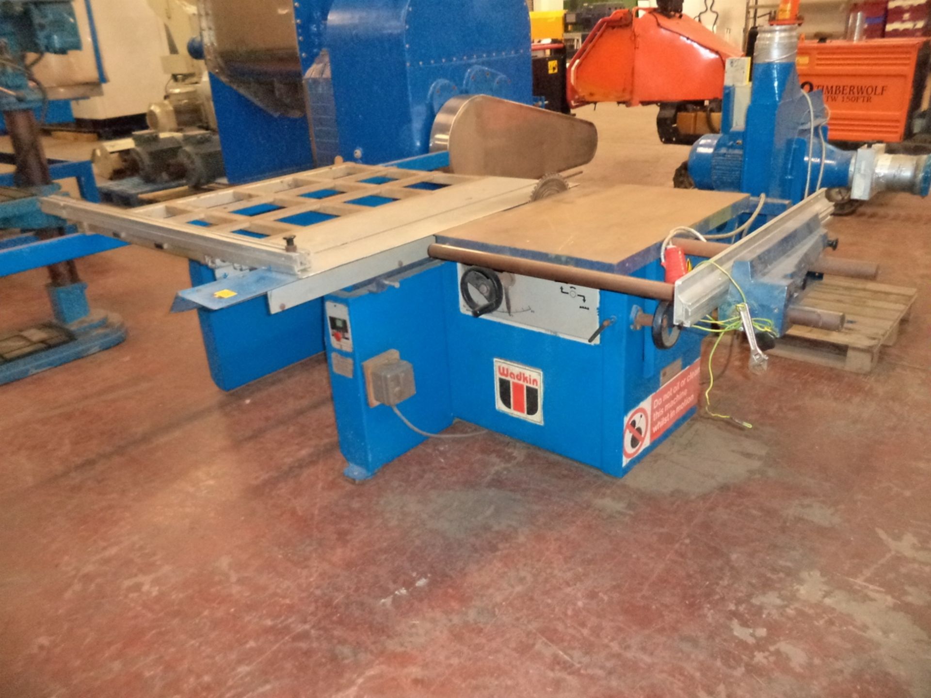 Wadkin sliding panel table saw type SP12