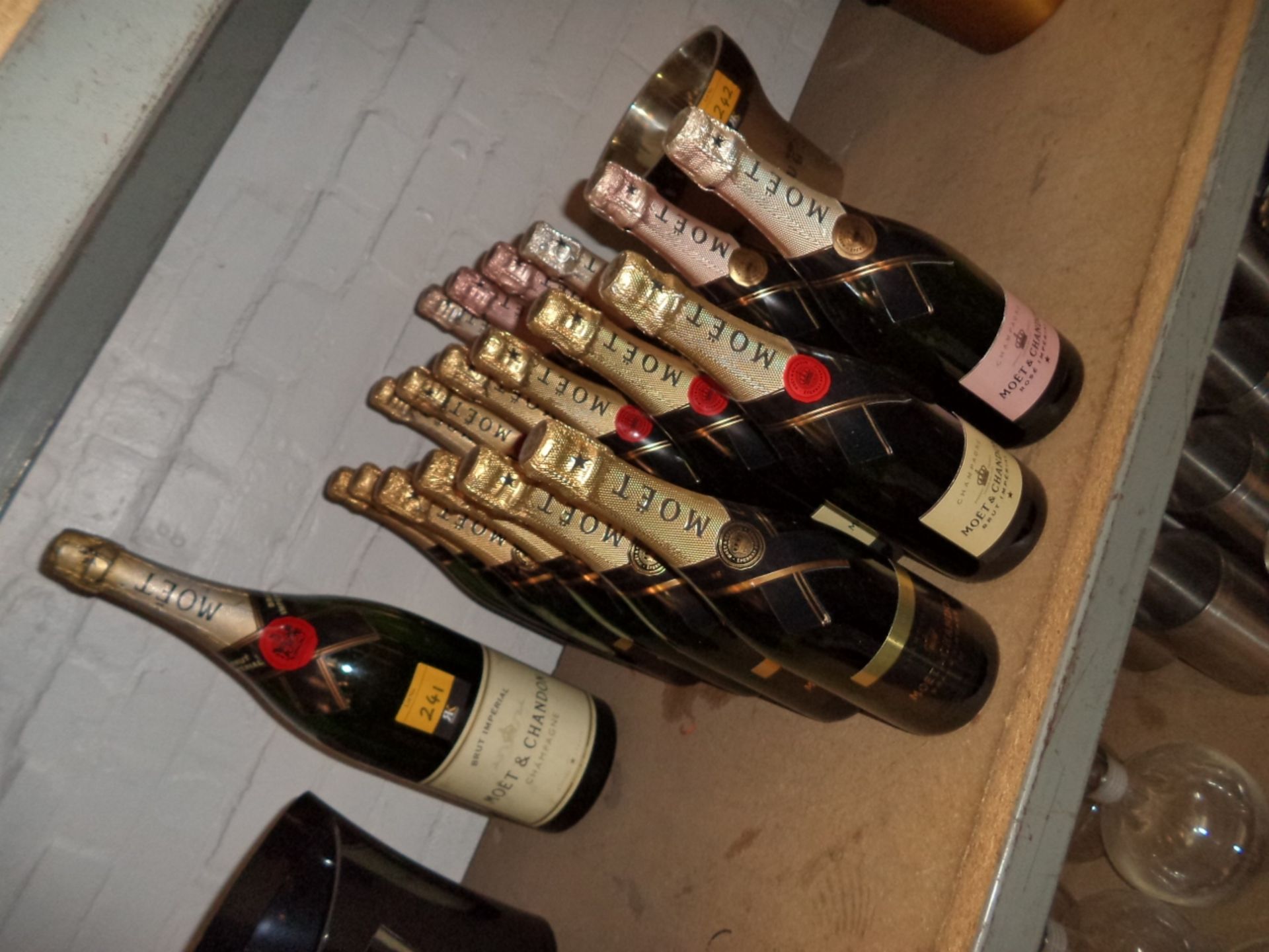 19 off Moet & Chandon Champagne dummy display bottles, including both white and rose non-vintage, - Image 2 of 4