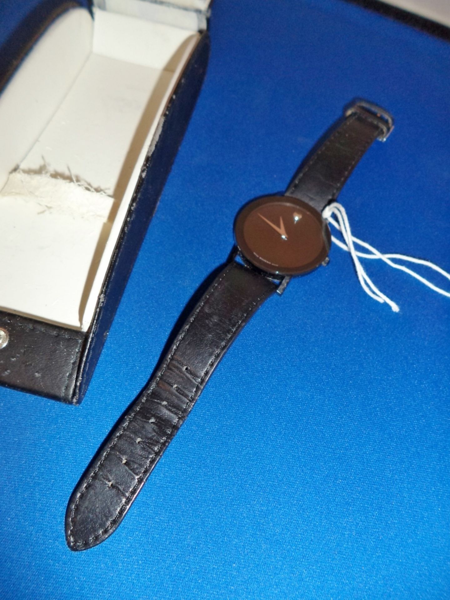 Movado "Museum" watch.  Stamped on the back "model no. 84 G1 1884 A", serial no. 8084308, - Image 5 of 13