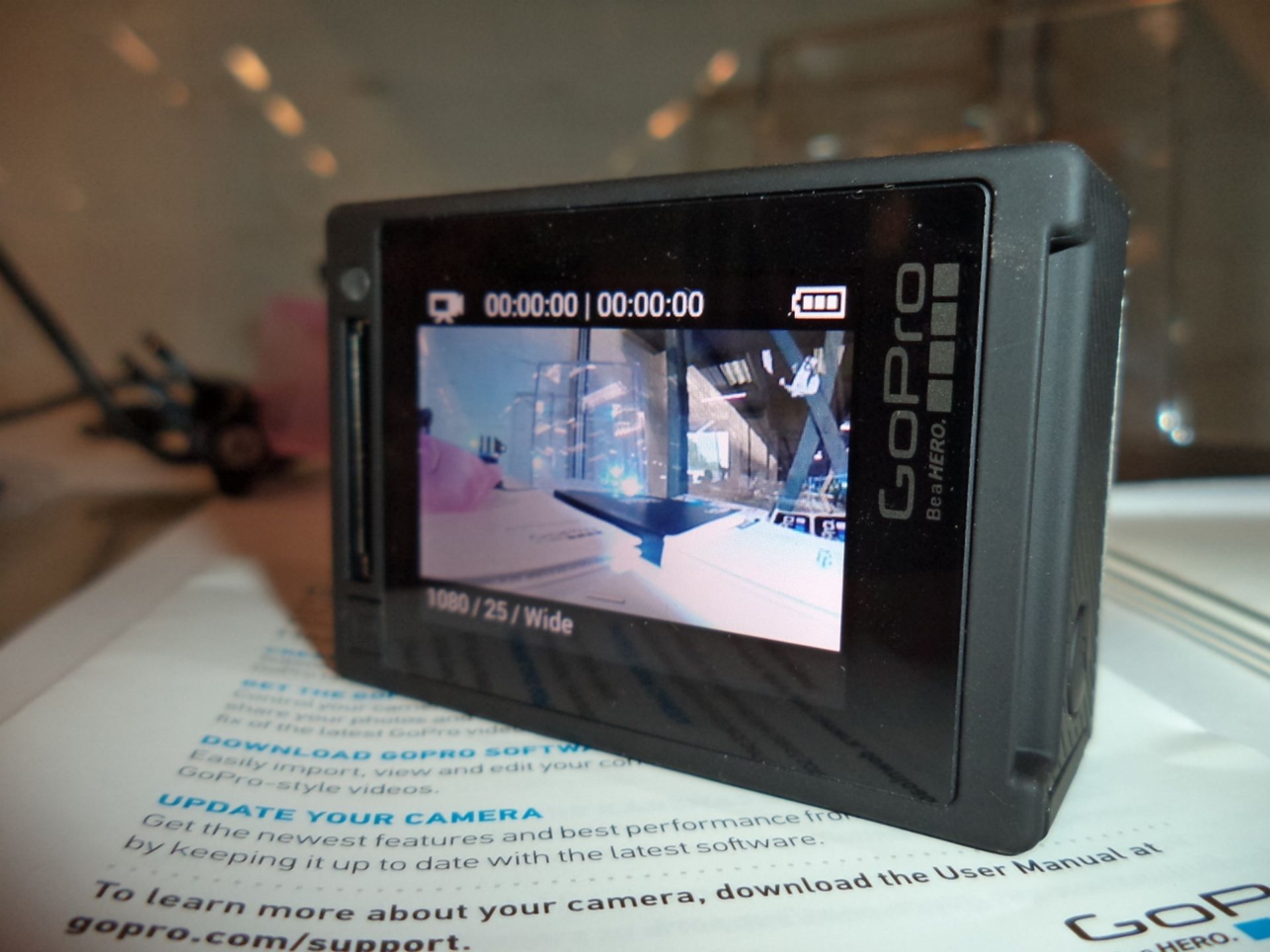 GoPro HERO4 Silver edition action video camera with built-in touchscreen display, box, manuals and - Image 5 of 11