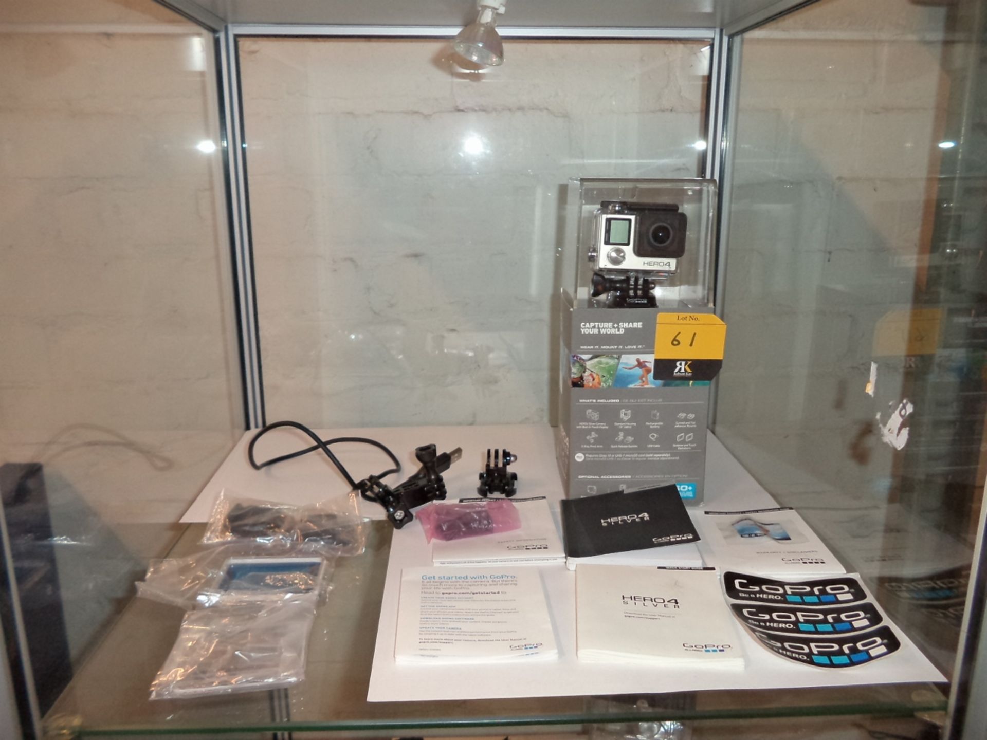 GoPro HERO4 Silver edition action video camera with built-in touchscreen display, box, manuals and - Image 2 of 11