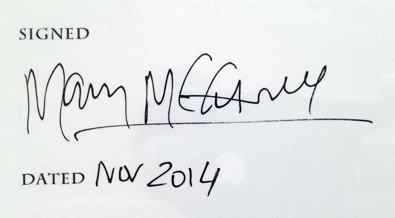 Artist: Morrissey Photographer: Mary McCartney Signed by: Mary McCartney Size: 23.5” x 35.5”  (Image - Image 2 of 2