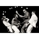 Artist: Chic Photographer: Jill Furmanovsky Signed by: Nile Rodgers Size: A2 16.5” x 23.4” (42 x