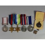 WWII Group of 5 medals to G.W. Ward, S.P.O. H.M.S. Pembroke, R.N. consisting of Naval General