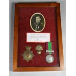 A Victorian Afghanistan Medal with Kandahar clasp to 1469 Pte. C. Connibeer, 2/7th Foot in frame