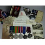 WWII group of 5 medals consisting of General Service Medal George V with Iraq and Malaya clasps to