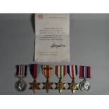 WWII M.M. group of 6 to B.S.M. H.W. Hensley, R.A. consisting of Military Medal George VI to 937978