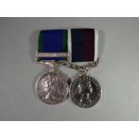 A Campaign Service Medal to LAC. G.P. Styles (R8085037) R.A.F. and R.A.F. Long Service and Good