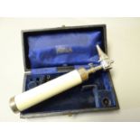 A cased otoscope