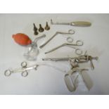 A parcel of ENT surgical instruments incl. tonsil removers