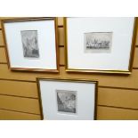 THREE PRINTS: each Swansea related - 1. 'Swansea Castle and Harbour - Glamorganshire, drawn and