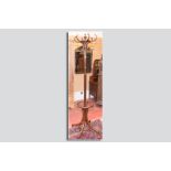 A bentwood coat and hat hallstand, 77 ins (195.5 cms) high