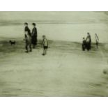 DONALD McINTYRE a pair of limited edition (4/10 & 5/10) etchings, mounted but unframed - shore