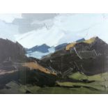 SIR KYFFIN WILLIAMS RA limited edition (91/250) print - ‘A View of Snowdonia’, signed in full, 21