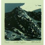 ANNE LEWIS a set of three limited edition (4, 12 & 17/20) linocuts - ‘Devil’s Kitchen’, ‘Idwal