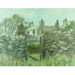 SIR KYFFIN WILLIAMS RA artist’s proof limited edition (4/15) colourwash and crayon print -