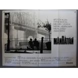 Manhattan (1979) Woody Allen Original British First release Quad Printing by Lonsdale & Bartholomew.