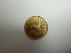 A 1975 gold Kruggerand '1oz Fine Gold'