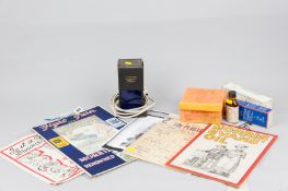 A quantity of advertising material and packaging relating to Morris Evans & Co, Ffestiniog for oils,