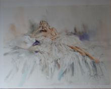 GORDON KING coloured limited edition 341/600 print - entitled 'Serena' signed and entitled in