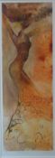 CHARLOTTE ATKINSON coloured limited edition 101/195 print - entitled 'Golden Destiny I', signed,