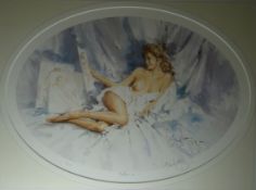 GORDON KING coloured limited edition 464/850 print - entitled 'Catalina' signed and entitled in