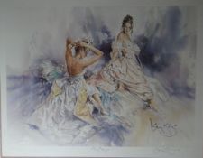 GORDON KING coloured limited edition 80/600 print - entitled 'Fantasy' signed and entitled in
