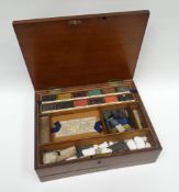 A late nineteenth century artist's paint-box by Reeves & Sons, containing numerous paint-blocks