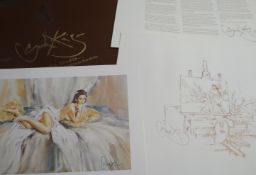 GORDON KING portfolio of two unframed limited edition signed prints