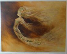 CHARLOTTE ATKINSON limited edition 39/195 print - entitled 'Golden Destiny III' signed and