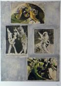 GRAHAM SUTHERLAND limited edition (151/200) print entitled 'Trees under Mynydd Pen Crym, unsigned,
