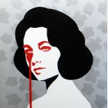 PURE EVIL limited edition (10) spray paint on canvas - iconic image, entitled 'Eddie Fisher's