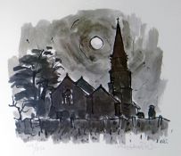 SIR KYFFIN WILLIAMS RA two limited edition (103/250) prints - Anglesey churches, each signed in