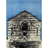 JOHN PIPER 1964 Curwen Archive lithograph (Levinson 175)  - 'Swansea Chapel', unsigned, 28 x