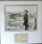 RICHARD BURTON autograph and photograph - original front-of-house still black and white photograph