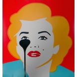 PURE EVIL limited edition (100) four layer screen-print - iconic image 'The Last Marilyn (Golden