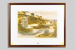 KEITH ANDREW limited edition (6/150) lithograph - Amlwch Port, Anglesey, signed and dated 1980, 32 x