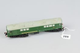 A Hornby Dublo three rail 3233 MET-VIC diesel Co Bo (fair condition, unboxed), 24 cms long