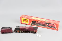 A Hornby Dublo three rail 3226 'City of Liverpool' (in excellent condition) in a 'City of London'