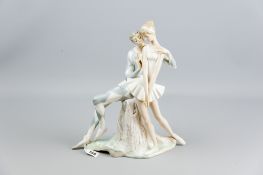 Lladro from 1979 to circa 1990 - 'Final Scene', 35 cms high (see Lladro 'The Will to Create', page