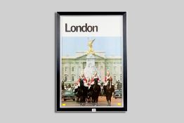 A British Tourist Authority coloured poster for London, 75 x 51 cms