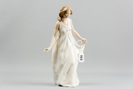 Lladro from 1979 to circa 1990 - 'A Mother's Love', a girl in flowing dress, 29 cms high