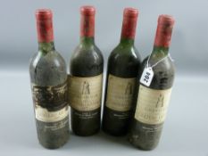 Four bottles of Grand Vin De Chateau Latour 1965