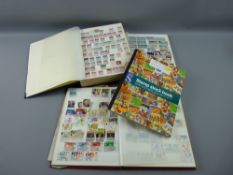 Stamps - four stock books, mainly British, Channel Islands etc