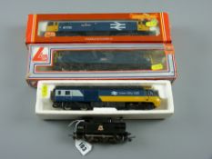 A Hornby Railways Intercity 125 dummy car, an R307 BR Class 47 County of Norfolk, an R360 BR Class