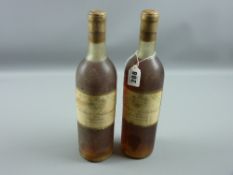 Two bottles of 1958 Chateau Suduiraut