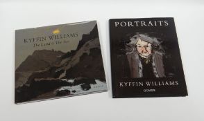 Two hardback books relating to Welsh artist Sir Kyffin Williams RA - 'KYFFIN WILLIAMS - The Land &